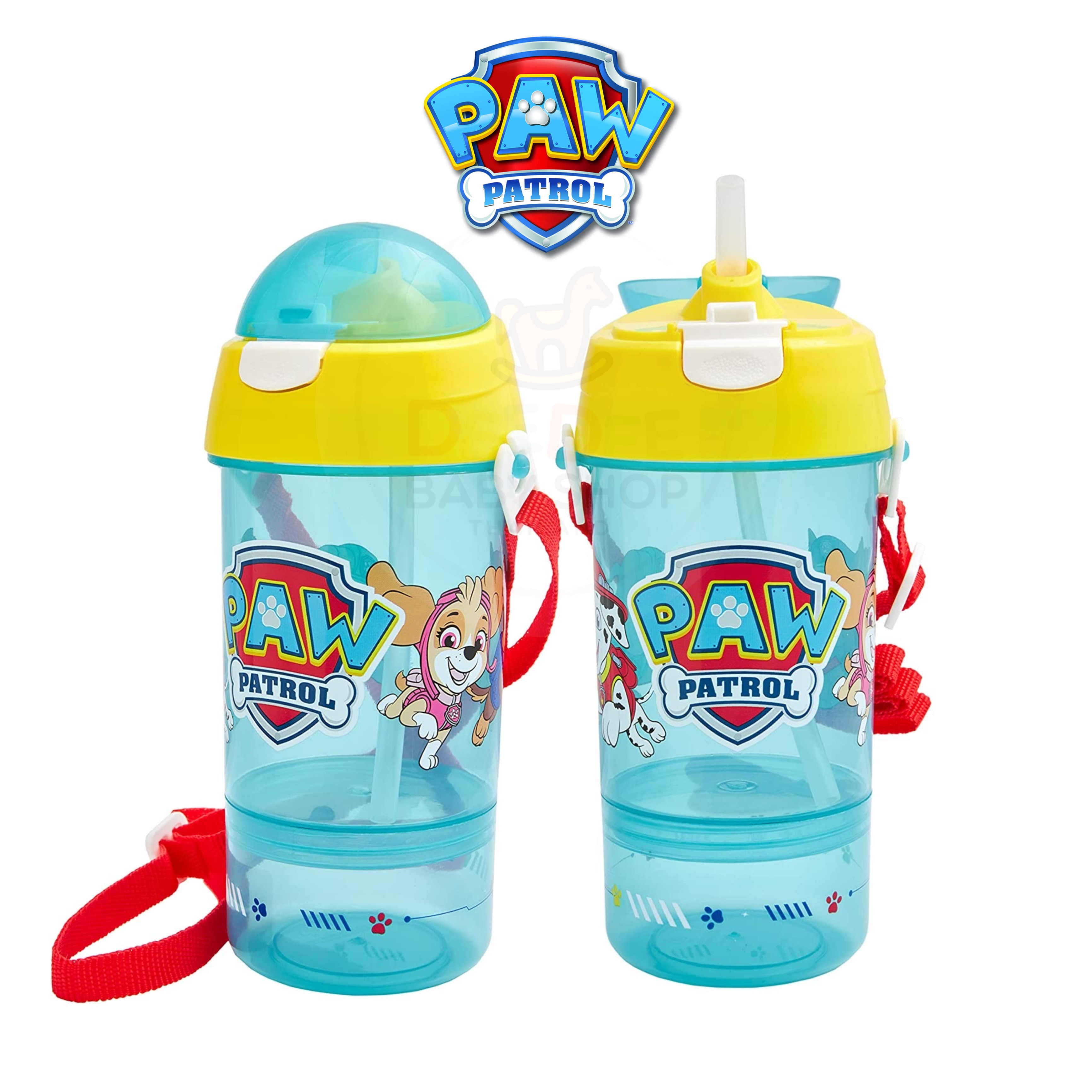 กระติกน้ำพร้อมกล่องบรรจุของว่าง DNC Polar Bear Paw Patrol Team Sip and Snack Canteen