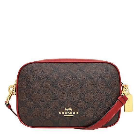 COACH F68168 JES CROSSBODY IN SIGNATURE CANVAS (แอดไลน์ก่อนสั่งซื้อ)