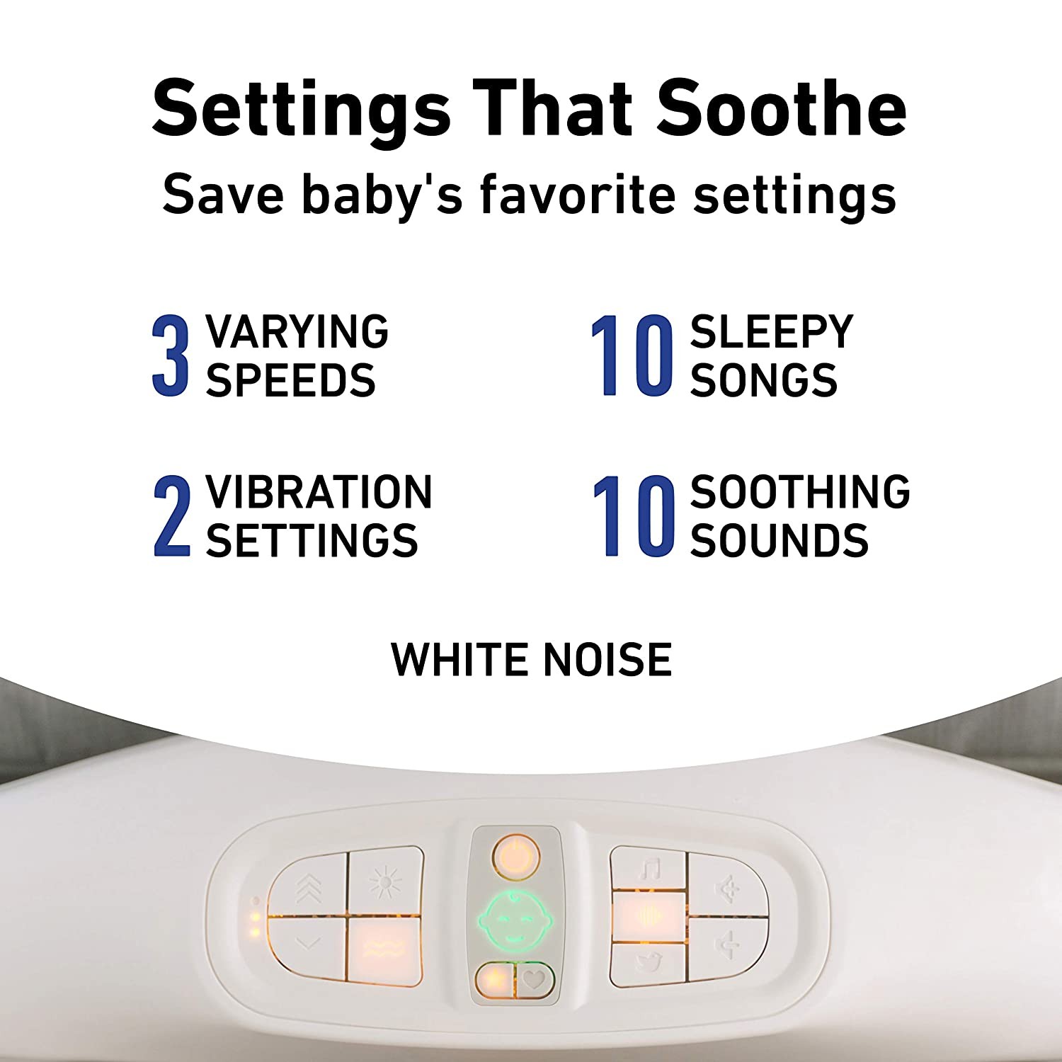 เปลไกวอัตโนมัติพร้อมระบบเซ็นเซอร์เสียงร้องไห้ GRACO Sense2Snooze Bassinet with Cry Detection Technology (Mullaly)