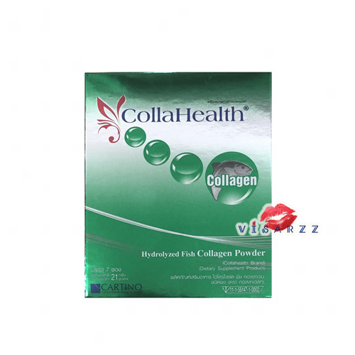 Exp 10/20 (7 ซอง) CollaHealth Collagen 100% 21g คอลลาเจนผงที่การันตีจากผู้ทานมากมาย เห็นผลจริง ทานง่าย