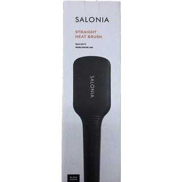 (พร้อมส่ง) Salonia Straight Heat Brush 68mm แปรงหวีไฟฟ้าญี่ปุ่น เปลี่ยนผมฟูเป็นผมตรงสลวยมีวอลุ่ม ดูสุขภาพดีได้อย่างง่ายดาย ในเวลาเพียงไม่กี่นาที ตัวแปรงเซรามิกโค้ทช่วยนำความร้อนแต่ไม่ทำลายเส้นผม