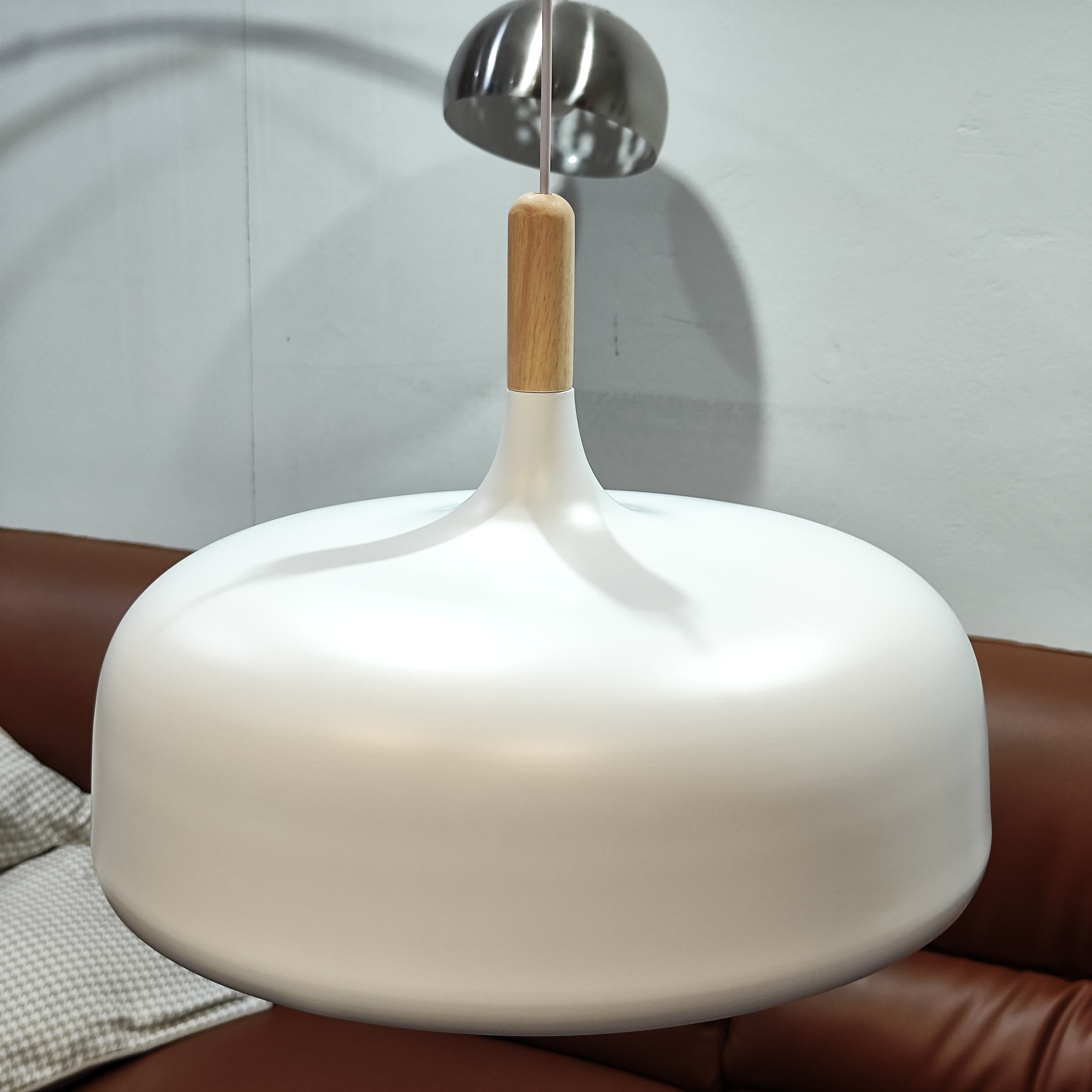 โคมไฟห้อยเพดาน Modern Japanese หัวไม้ 48x23cm [ALW-48JP]