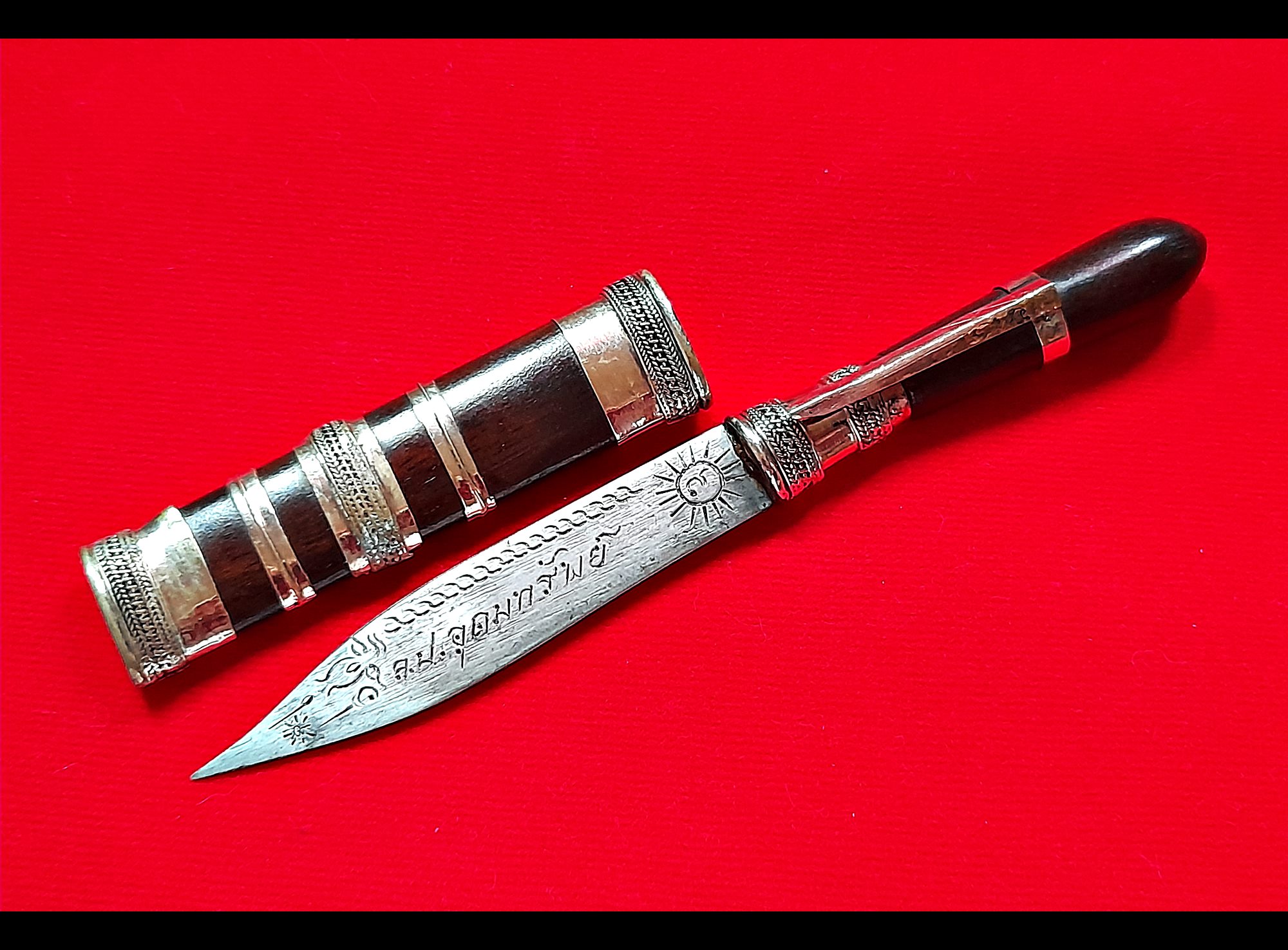 มีดหมอ (ตีจากพญาเหล็ก) ขนาดพกพา เข้าพิธีปลุกเสก 3ปี จัดสร้าง888เล่ม #รับประกันแท้