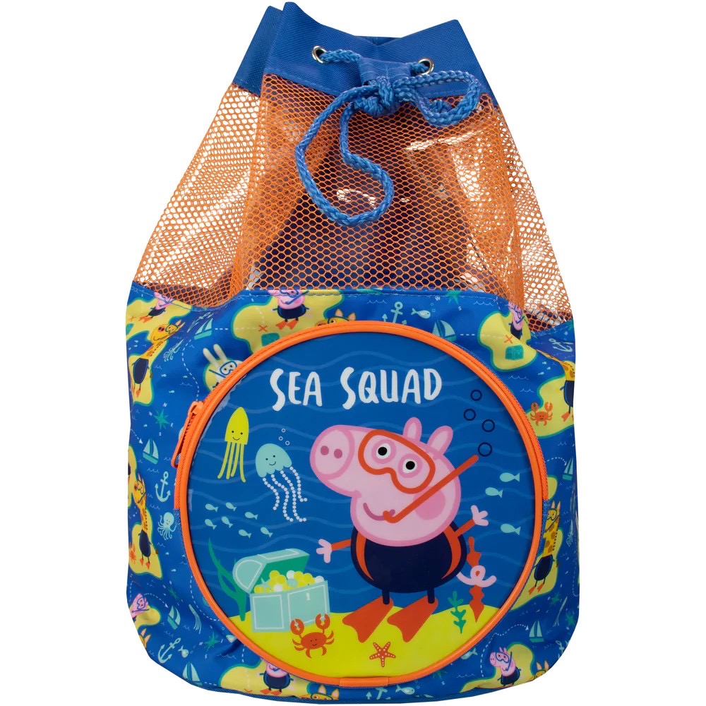 กระเป๋าสะพายเป้กันน้ำ Character UK George Pig Swim Bags for Kids