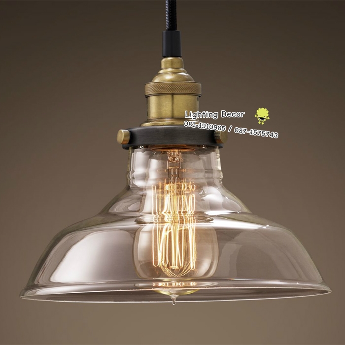 โคมไฟแก้ววินเทจ