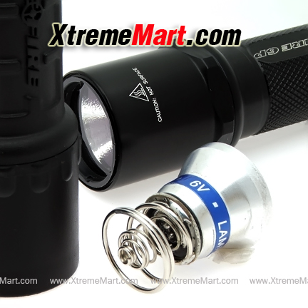 หลอด Xenon 6V สำหรับ Surefire 6P, G2, SolarforceL2, Ultrafire 501B, 502B, C1, 504B