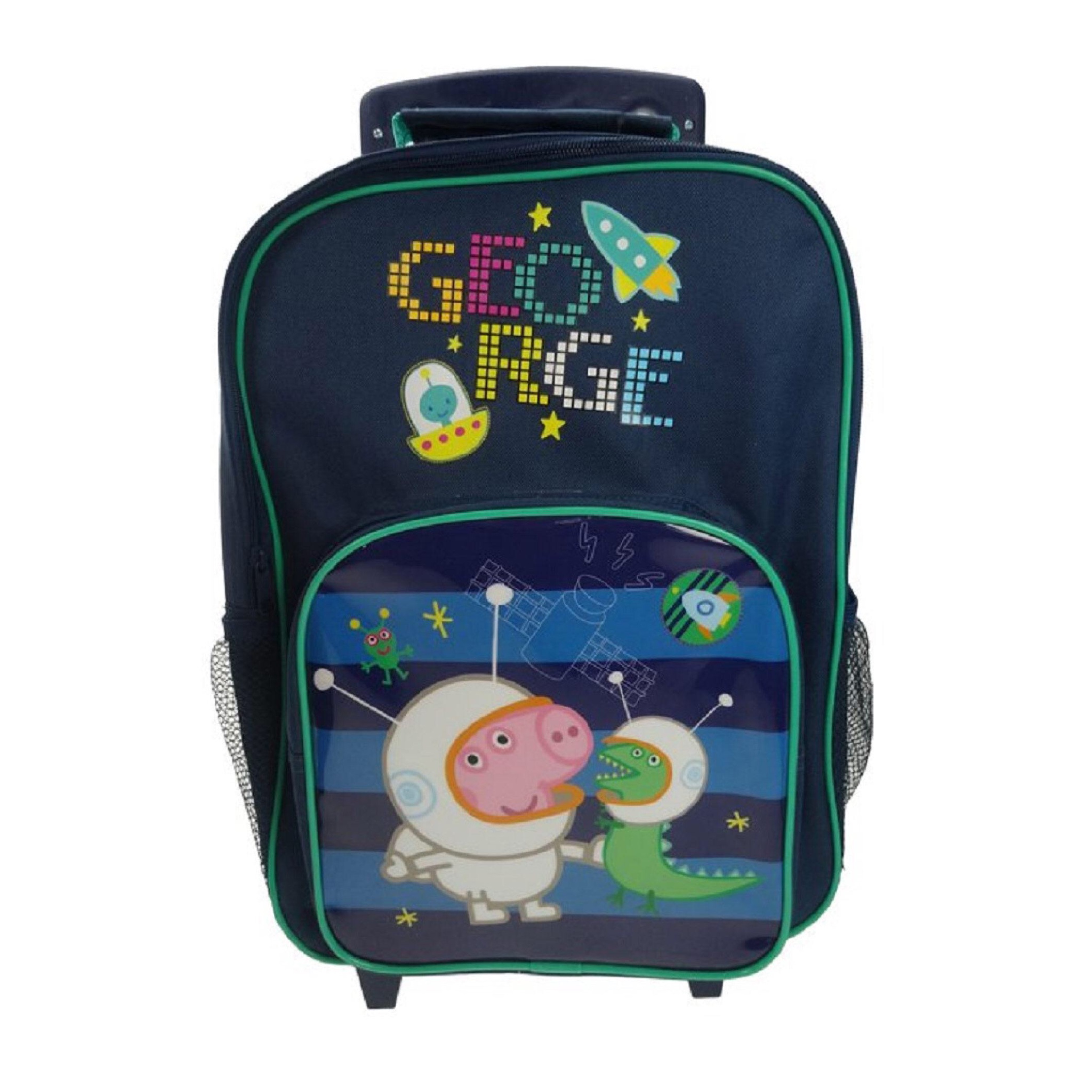 กระเป๋าล้อลากสำหรับเด็ก George Pig in a Space Premium Wheeled Bag