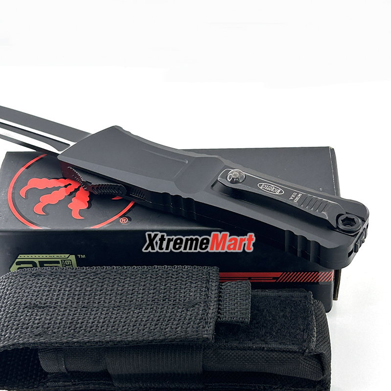 มีดสปริง Microtech Combat Troodon Gen3 (Gen III) ใบTanto สีดำ ด้ามดำ Tactical Knife