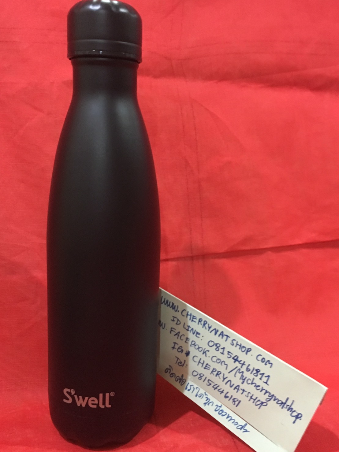 ขวดน้ำSwell Starbucks USA สตาร์บัคส์อเมริกาหายาก เท่ห์ สีดำด้านอมตะ Starbucks USA Swell Matte Black 17oz ปี2014