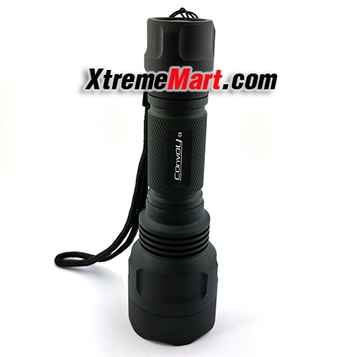 ไฟฉาย Convoy C8 แสงขาว XM-L2 U2 LED 1500-Lumens 5-Mode (เฉพาะไฟฉาย)