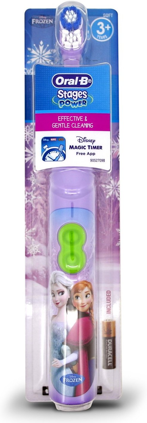 แปรงสีฟันอัตโนมัติสำหรับเด็ก Oral-B Frozen Pro-Health JR. Battery Toothbrush