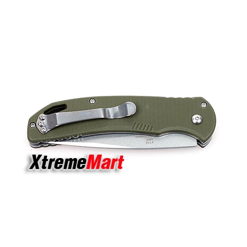 มีดพับ GANZO Firebird F7582-GR Folding Knife Button Lock (ด้ามสีเขียว)