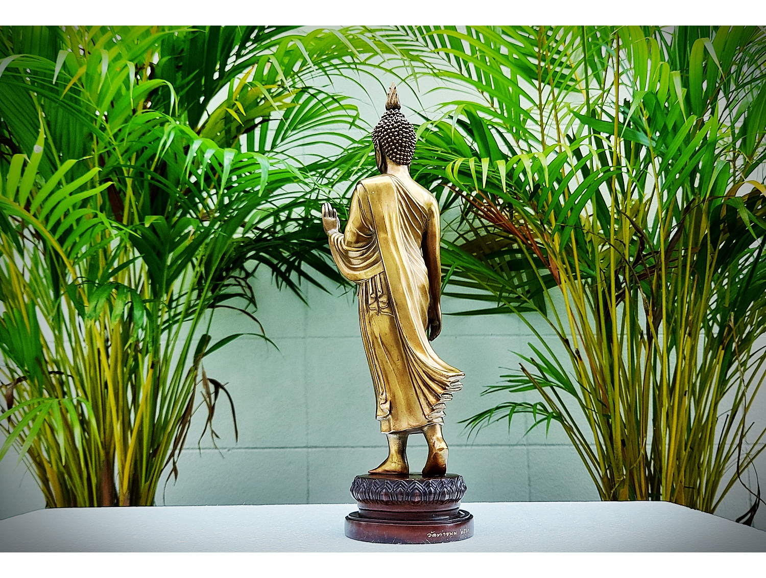 รูปหล่อ พระพุทธลีลาประทานพร (ปางลีลาประทานพร) (ความสูง12นิ้ว) เนื้อโลหะสัมฤทธิ์(บรอนซ์) เสาร์๕ ปี2563 #รับประกันแท้ - หลวงพ่อเล็ก วัดท่าขนุน