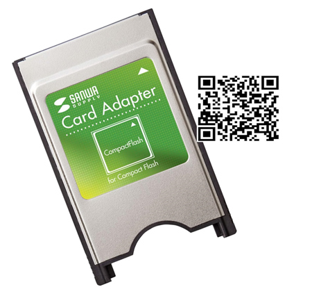 Sanwa Supply, Compact Flash Adapter, CF Adapter,68pin,Compact Flash Adapter from Japan
