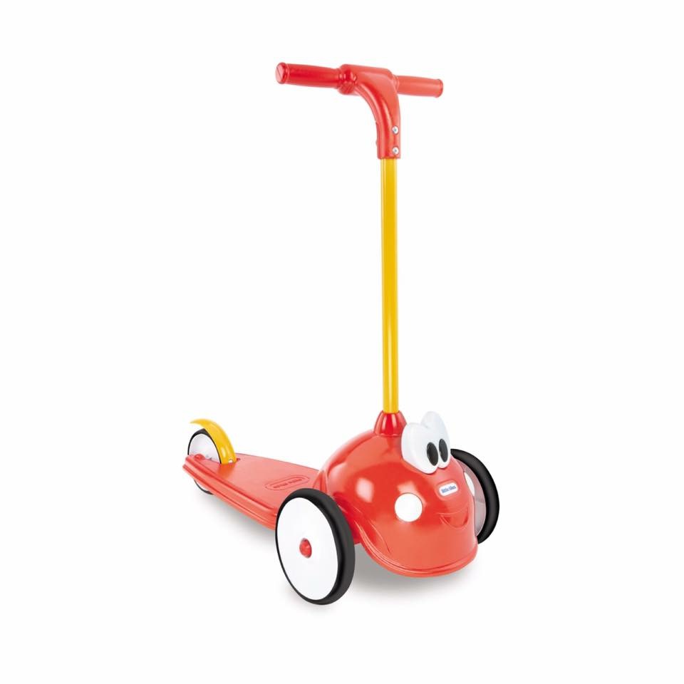 สกู๊ตเตอร์สามล้อขาไถสำหรับเด็กเล็ก Little Tikes Cozy Coupe Scooter