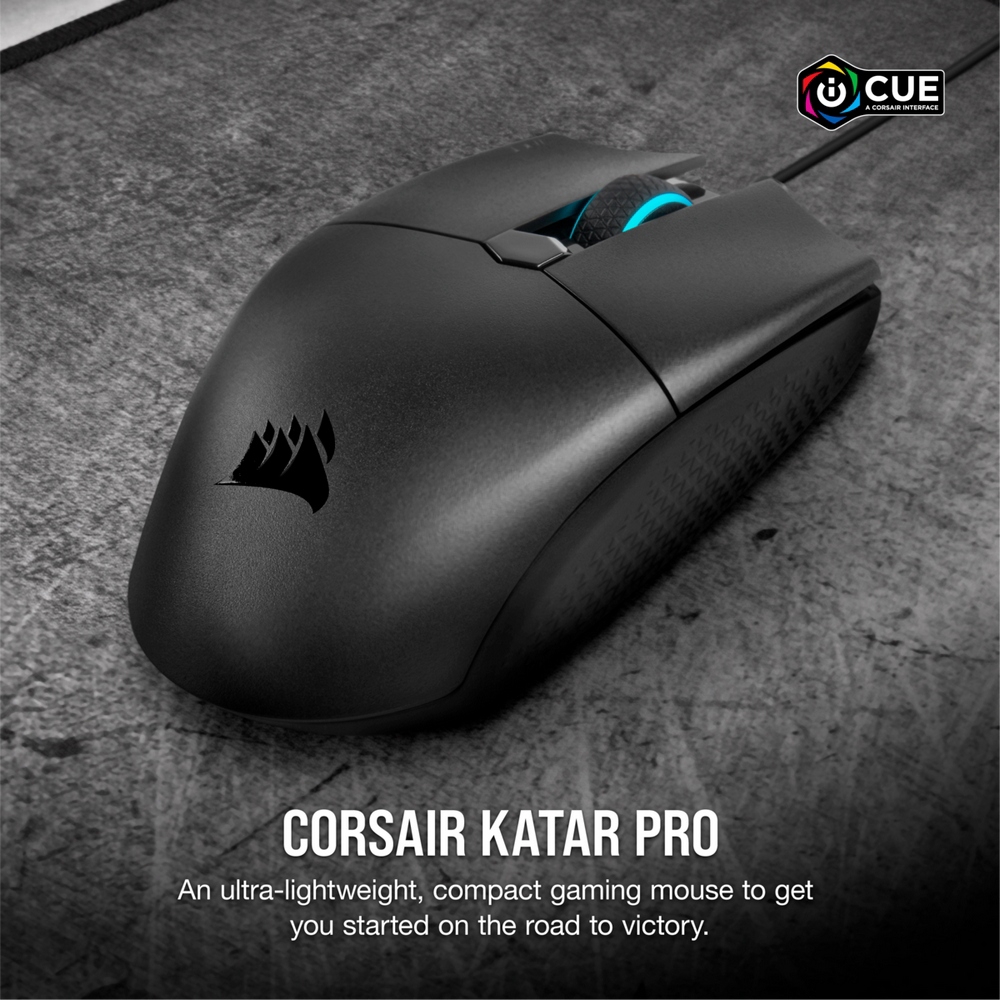 MOUSE CORSAIR KATAR PRO RGB 12,400 DPI #เม้าส์เกมมิ่ง