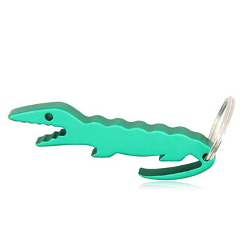 พวงกุญแจที่เปิดขวด รูปจระเข้ Crocodile Shape Bottle Opener Keychain