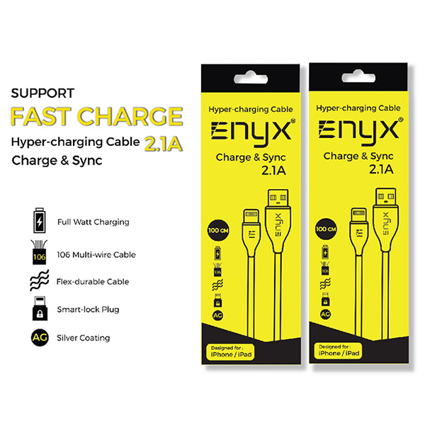 สายชาร์จ ENYX Hyper Charging Cable 2.1A Fast Charge