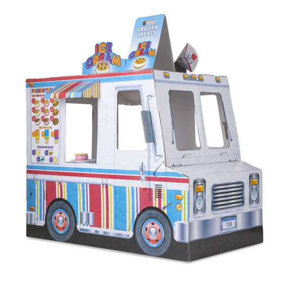 บ้านจำลองทรงรถขายอาหาร Melissa & Doug Food Truck Indoor Playhouse