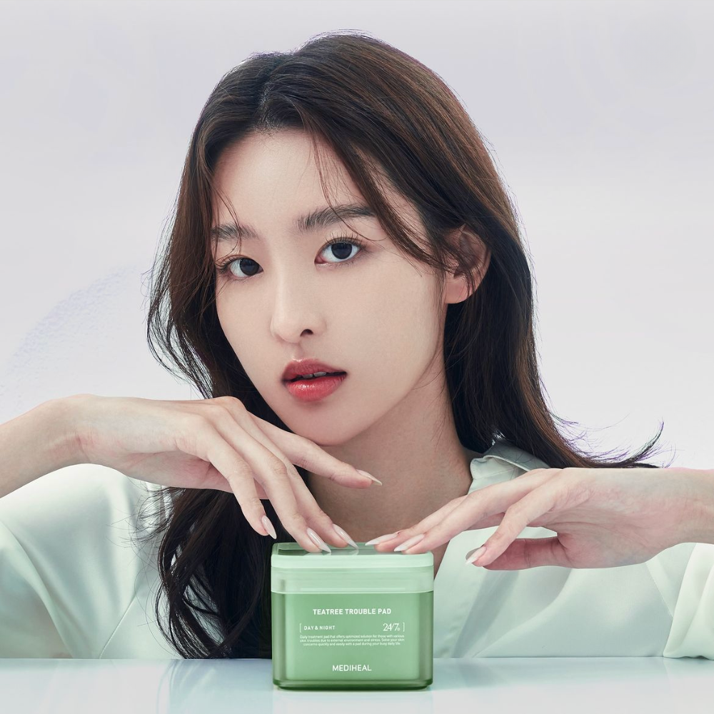 (ฉลากไทย เขียว) Mediheal Teatree Trouble Pad 170mL 100 แผ่น เมดิฮีลโทนเนอร์แพด สูตรสำหรับผิวเป็นสิวและผิวมัน เคลียร์ผิวใสด้วยสารสกัดทีทรี จัดการสิว และควบคุมความมัน