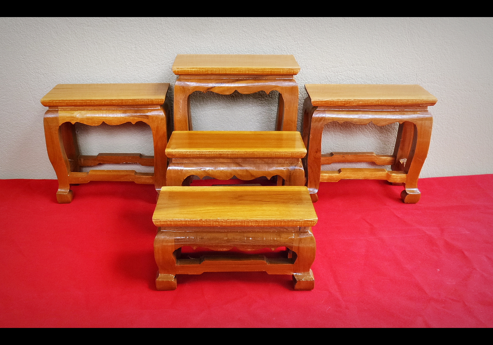 โต๊ะหมู่บูชา หมู่ 5 ขนาดเล็ก (ขนาด 3x6 นิ้ว)