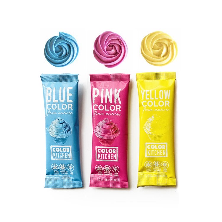 สีผสมอาหารจากธรรมชาติ ColorKitchen Decorative Food Colors From Nature (3 Color) (7.5G)