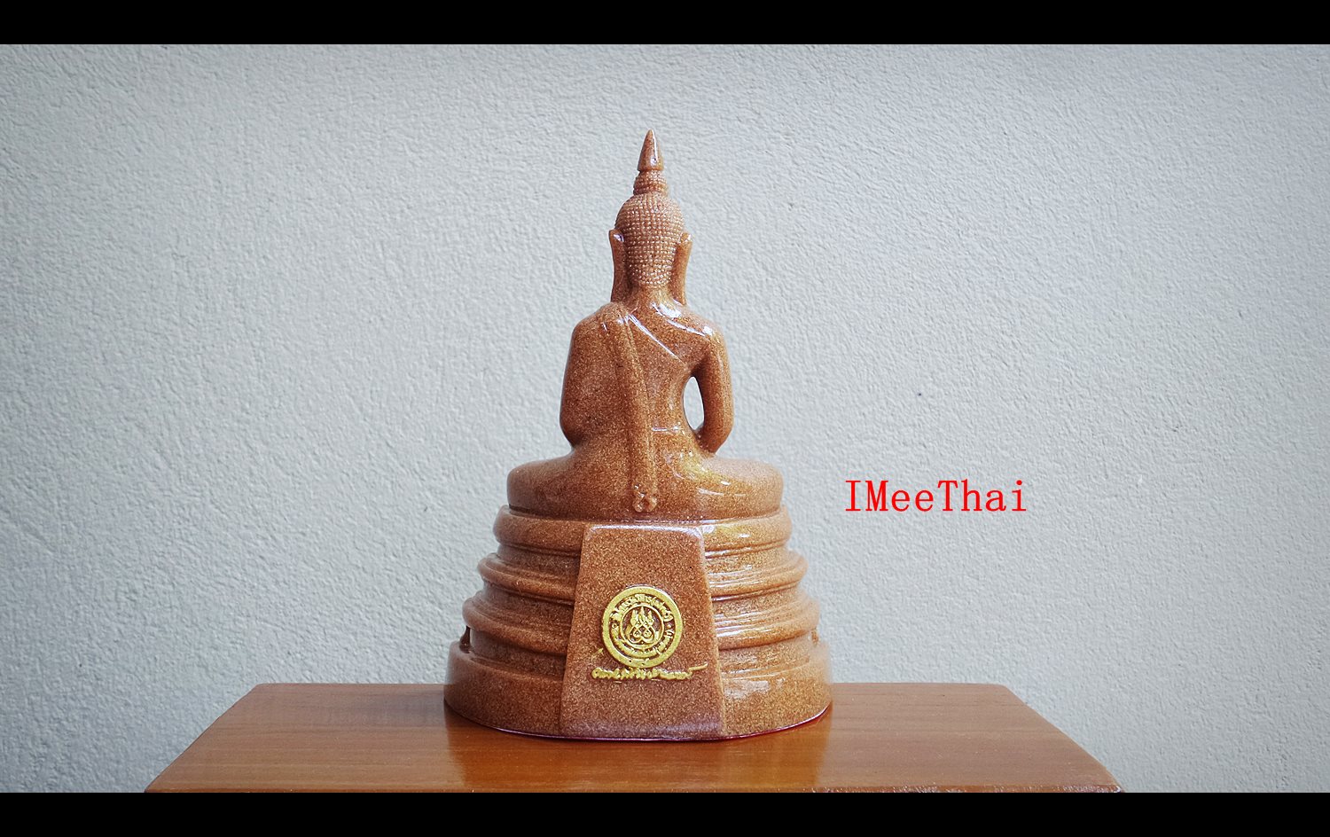 รูปหล่อ หลวงพ่อโสธร เนื้อ กระเบื้องหลังคาโบสถ์ (หน้าตัก 3นิ้ว ฐาน5นิ้ว)