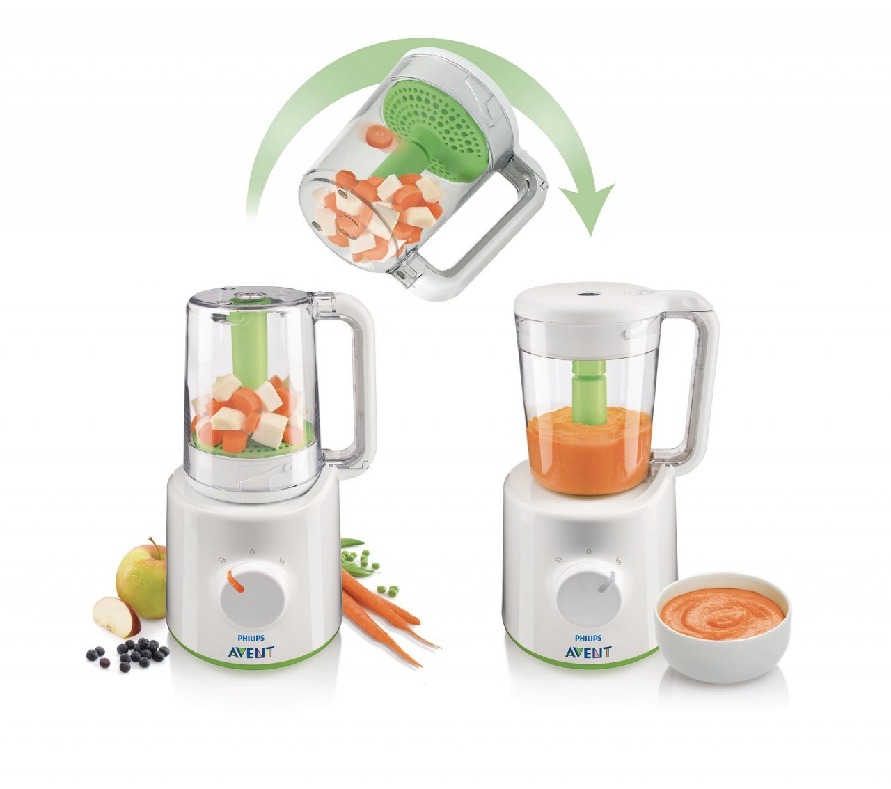 เครื่องนึ่งและบดปั่นอาหาร Philips Avent 2-in-1 Food Steamer and Blender