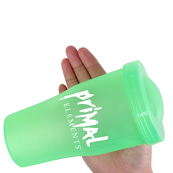 แก้วน้ำพลาสติก มีฝาปิด หมุนเกลียว Screw Lid Plastic Cup