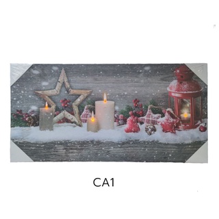 ภาพแคนวาสตกแต่งผนังมีไฟLEDในตัวขนาด30×60ซม.