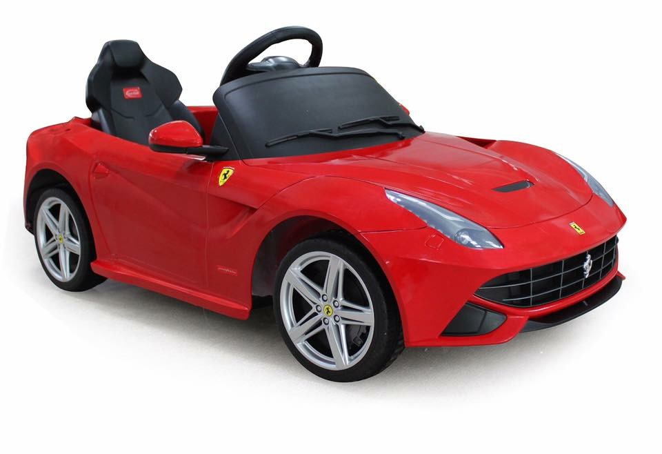 รถแบตเตอรี่พร้อมรีโมทบังคับวิทยุ Ferrari F12 Berlinetta Remote-Controlled 12V Battery-Powered Ride-On (Red)