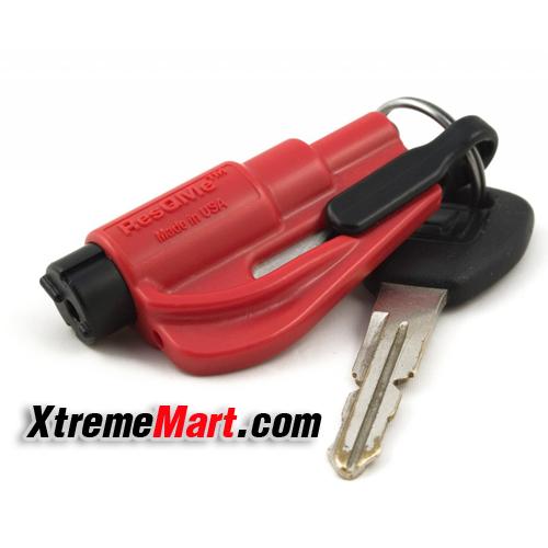 พวงกุญแจฉุกเฉิน ResQme พวงกุญแจยิงกระจก และตัดสายเบลธ์