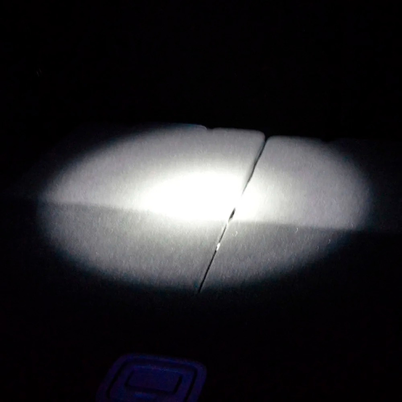 ไฟฉาย Alonefire s107 ไฟฉายขนาดเล็ก พวงกุญแจไฟฉาย ไฟฉายกันน้ำได้ สีเงิน สแตนเลส