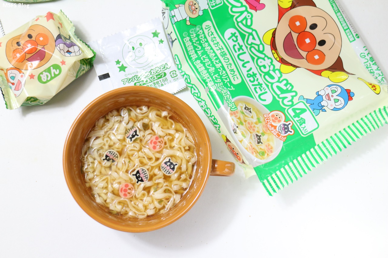 บะหมี่กึ่งสำเร็จรูปอันปังแมนสำหรับเด็ก Nissin 4-Pack Anpanman Instant Noodles (Udon Soup)