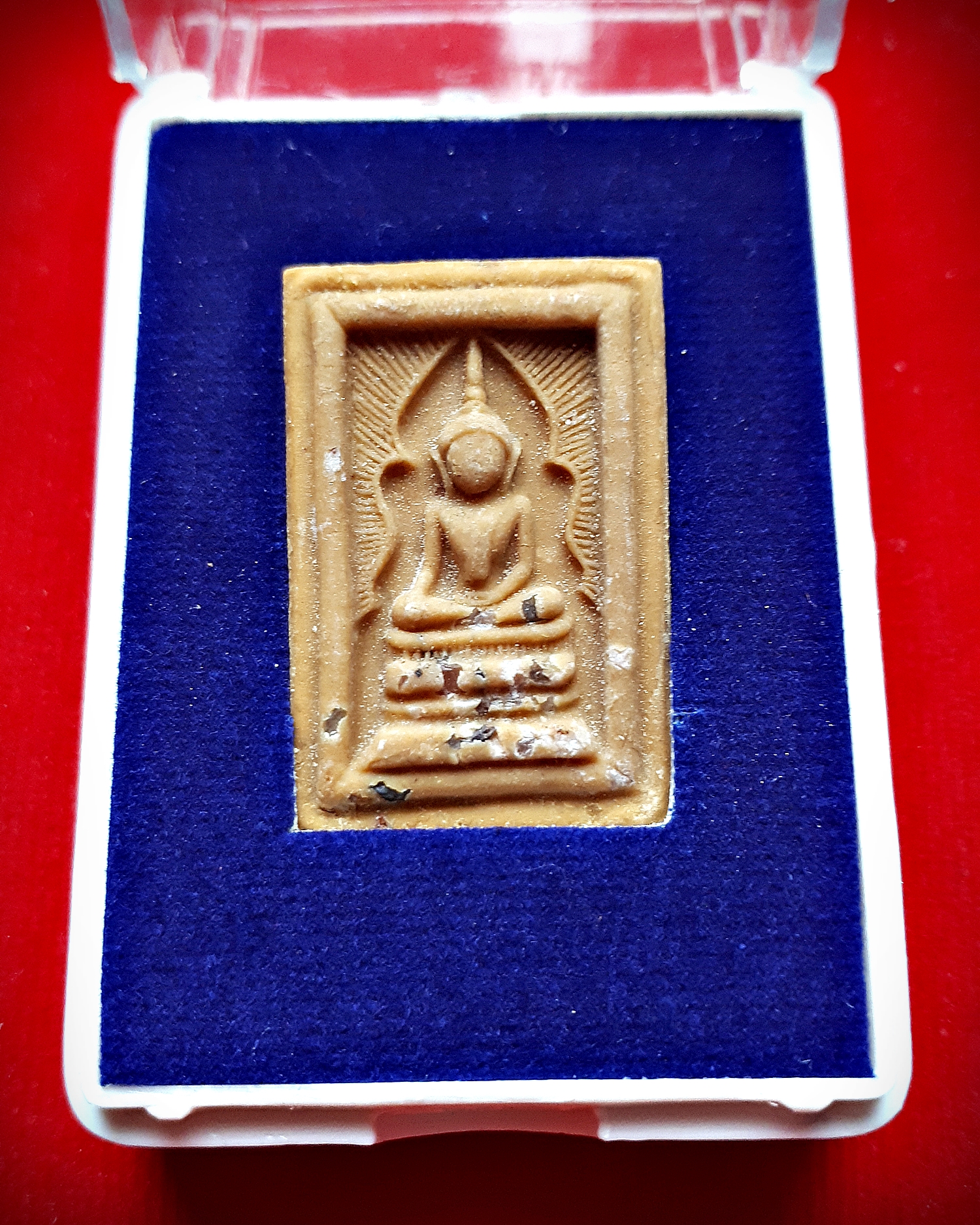 พระสมเด็จแหวกม่าน(พระแหวกม่าน แหวกอุปสรรค) หลัง ยันต์ครู หลวงพ่อกวย วัดโฆสิตามราม - รุ่นแรงครู ปี2560 เนื้อผงอิทธิเจแก่น้ำมัน (รวมมวลสารเก่า) #รับประกันแท้