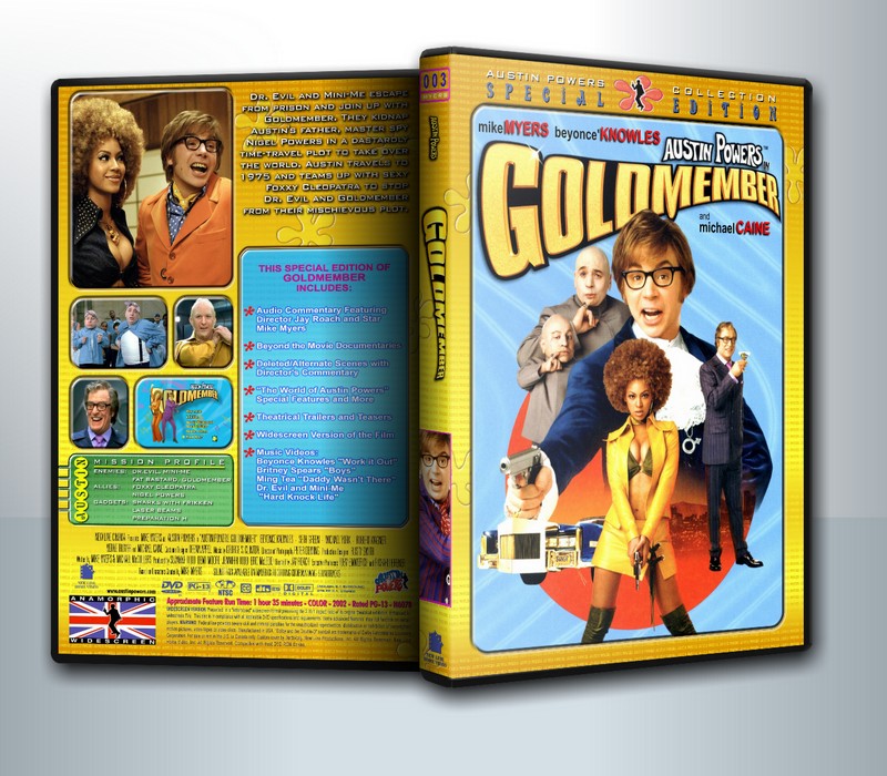 Austin Powers 3 ออสติน เพาเวอร์ in Goldmember ตามล่อพ่อสายลับ (2002) ( 1 DVD )