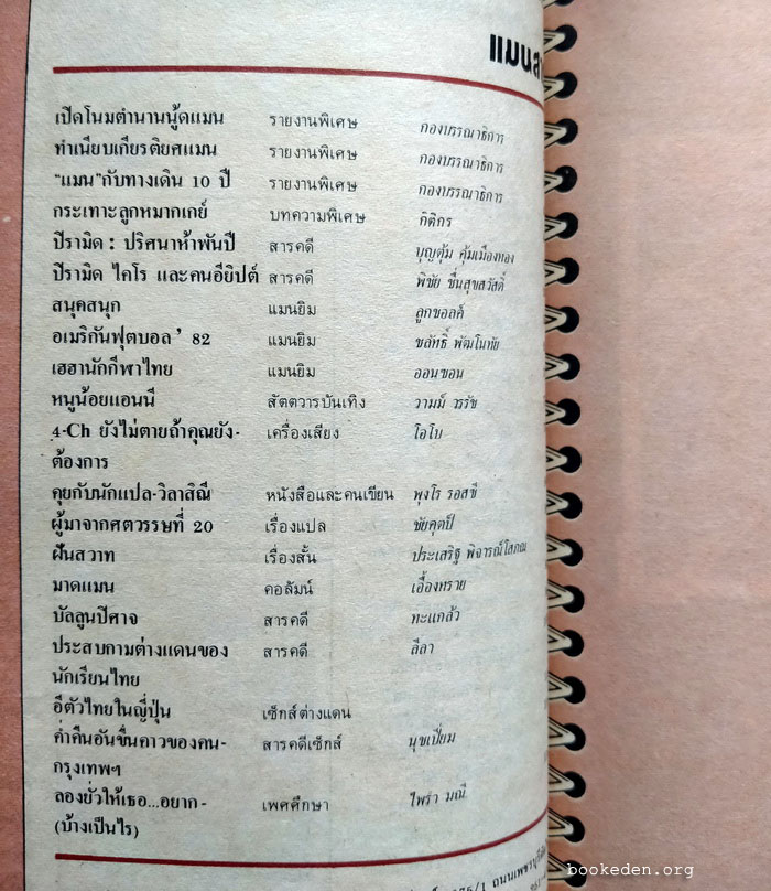 แมน ฉบับครบ 10 ปี **ภาพชุดโดย ธีรพงศ์ เหลียวรักวงศ์