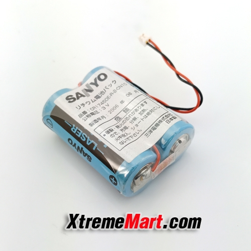 แบตเตอรี่ Lithium Battery Sanyo CR17450E-R-2-CN10 3V