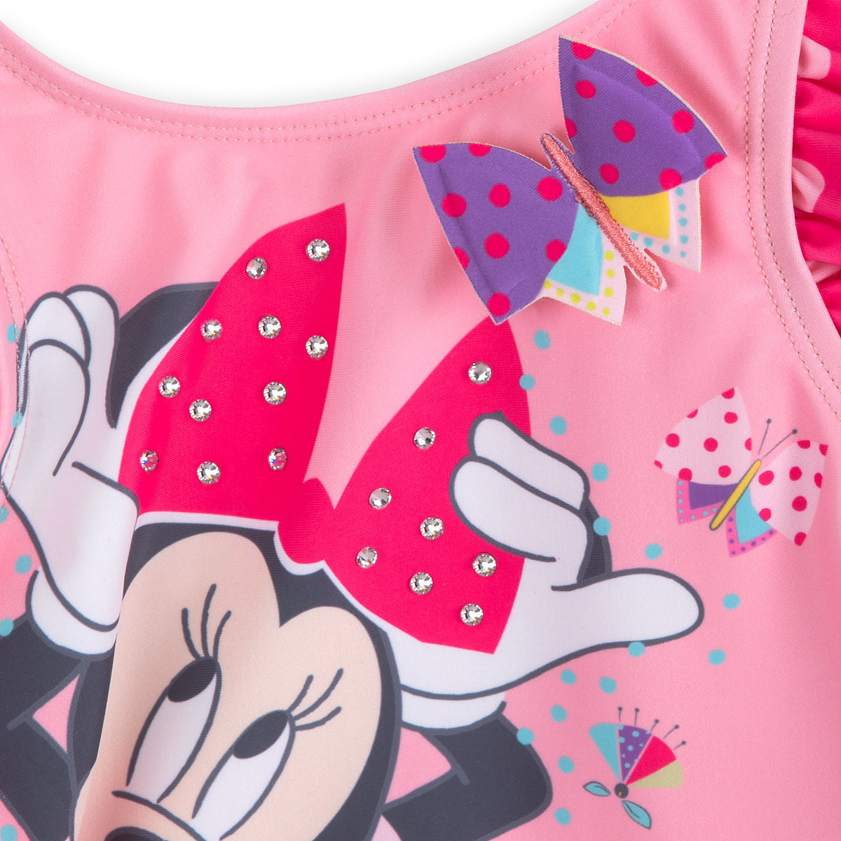 ชุดว่ายน้ำสำหรับเด็ก Disney Deluxe Swimsuit for Girls (Minnie Mouse)