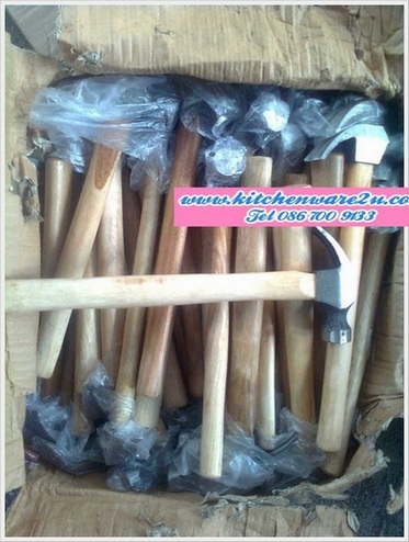 P04441 ฆ้อนด้ามไม้ ราคาส่งต่อโหล: 12 อัน (190 บ/โหล ขายส่งทุกอย่าง 20 บาท)