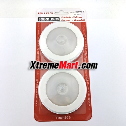 โคมไฟ Sensor การเคลื่อนไหว LED (แสงสีขาว) 2 ชิ้น