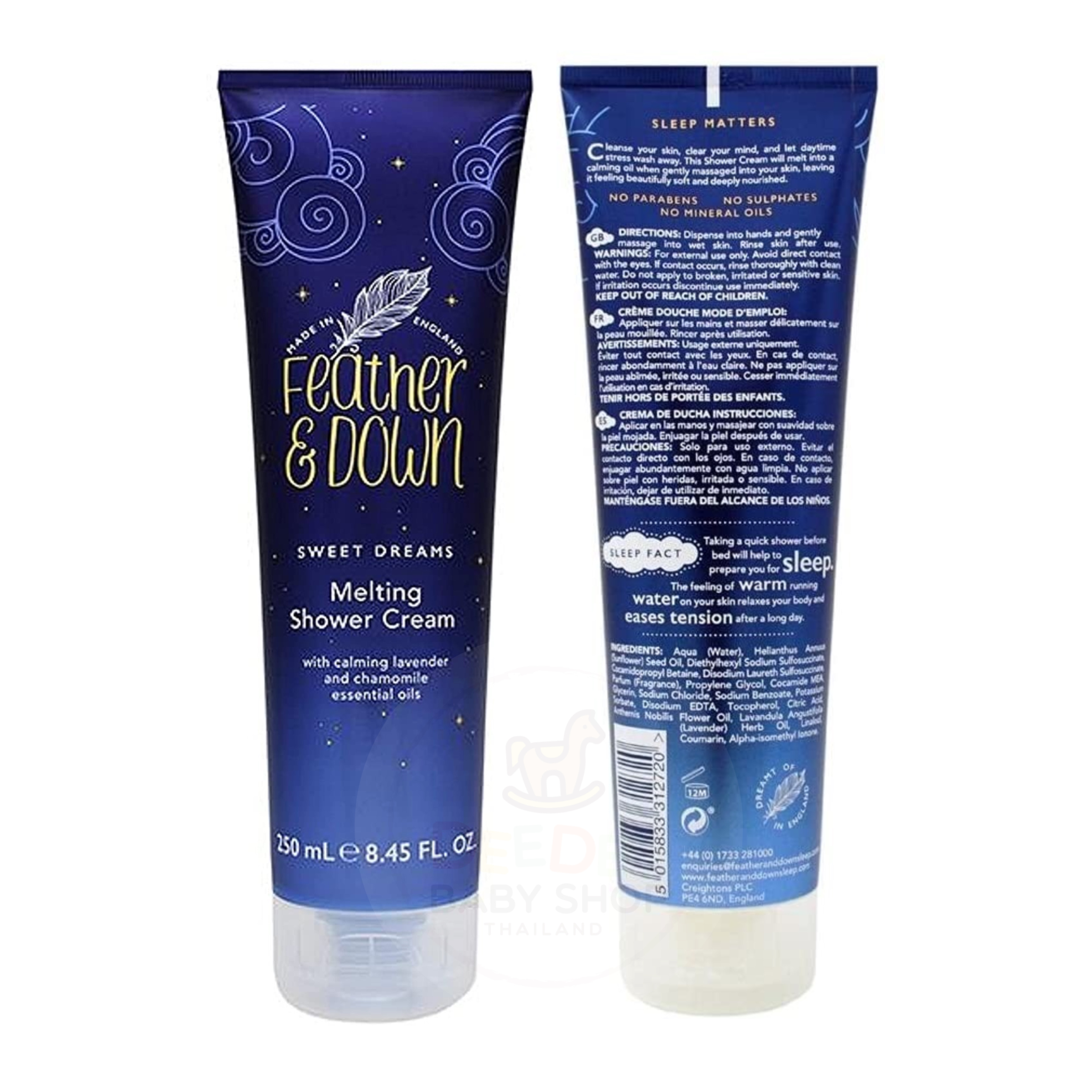 ครีมอาบน้ำเสริมการนอนหลับ Feather & Down Sweet Dreams Melting Shower Cream