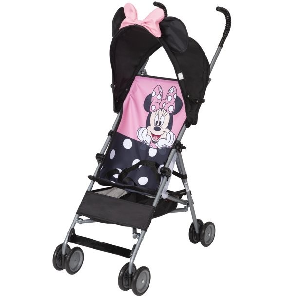รถเข็นก้านร่มสำหรับเด็ก Disney Baby Peeking Minnie Comfort Height Umbrella Stroller