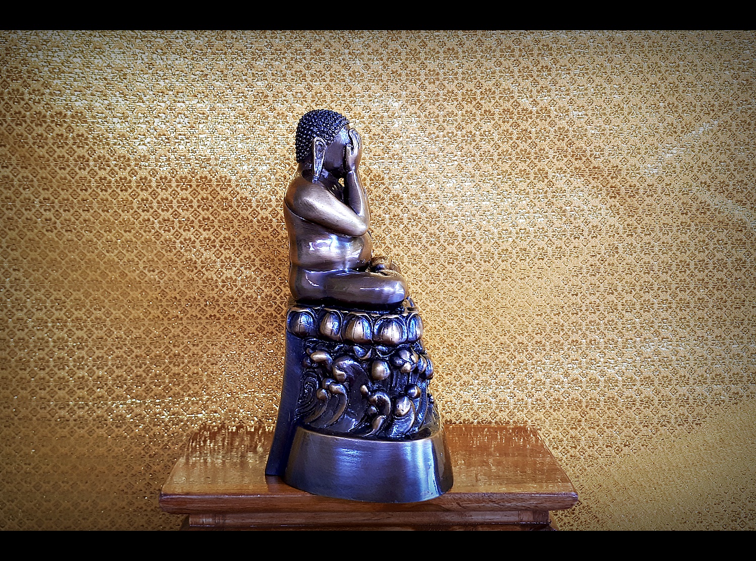 รูปหล่อ พระปิดตา เนื้อทองเหลือง (หลังยันต์มหาเศรษฐี คาถาเงินล้าน) (ขนาด หน้าตัก3นิ้วครึ่ง ฐาน5นิ้ว สูง7นิ้ว) ปี2560 #รับประกันแท้ - หลวงพ่อเล็ก วัดท่าขนุน และพระเกจิในสายศิษย์หลวงพ่อฤาษีวัดท่าซุง (ปลุกเสกออกวัดเขาวงศ์)