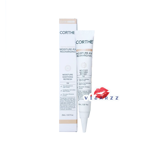 (Exp10/25) Corthe Moisture Rx Recharging 20mL ครีมสุดฮิตในทวิต ตัวนี้ที่แจฮยอนใช้ เนื้อครีมเป็นเจลซึมไว ช่วยกักเก็บความชุ่มชื้นไว้ที่ผิวทั้งวัน ต่อสู้กับอนุมูลอิสระ สร้างคอลลาเจนให้กับผิว อุดมไปด้วยส่วนผสมที่ช่วยเสริมพลังและมอบความนุ่มนวลให้กับผิว กระชับร