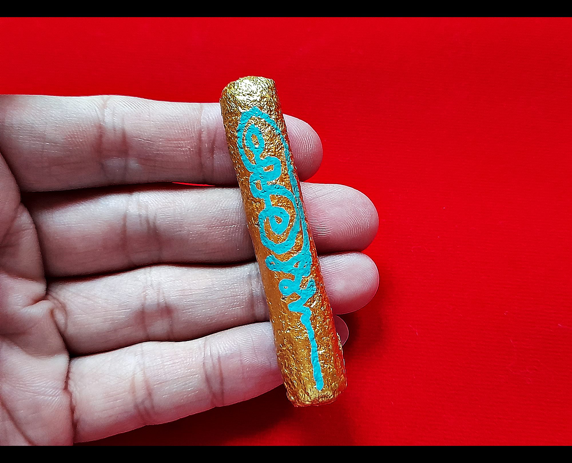 ตะกรุดแก้ว สารพัดนึก ดอกใหญ่ (บรรจุมวลสารเก่า หลวงปู่หมุน วัดบ้านจาน) #รับประกันแท้