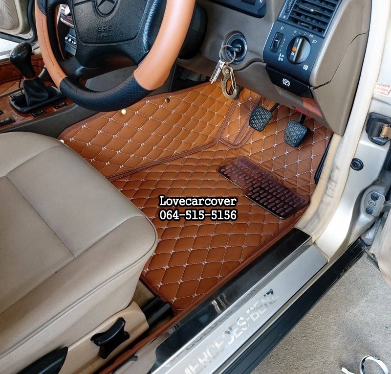พรมเข้ารูปรถยนต์ Benz C180 W202 สีน้ำตาลเข้ม