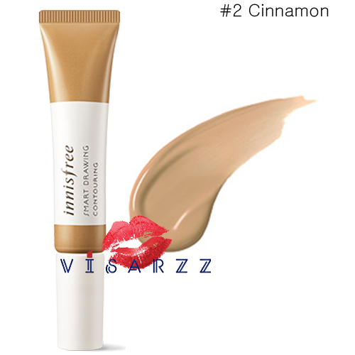 (#2 Cinnamon) Innisfree Smart Drawing Contouring 12mL ปรับรูปหน้าให้ใบหน้าดูเรียวเล็ก ด้วยหัวพูกันในตัว ทำให้ใช้งานง่ายมากขึ้น เนื้อบางเบา ติดทนนาน ไม่เป็นก้อน เกลี่ยง่ายมาก