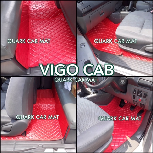 พรมลายVIP วีโก้ แคป VIGO CAB สวย เต็มคัน