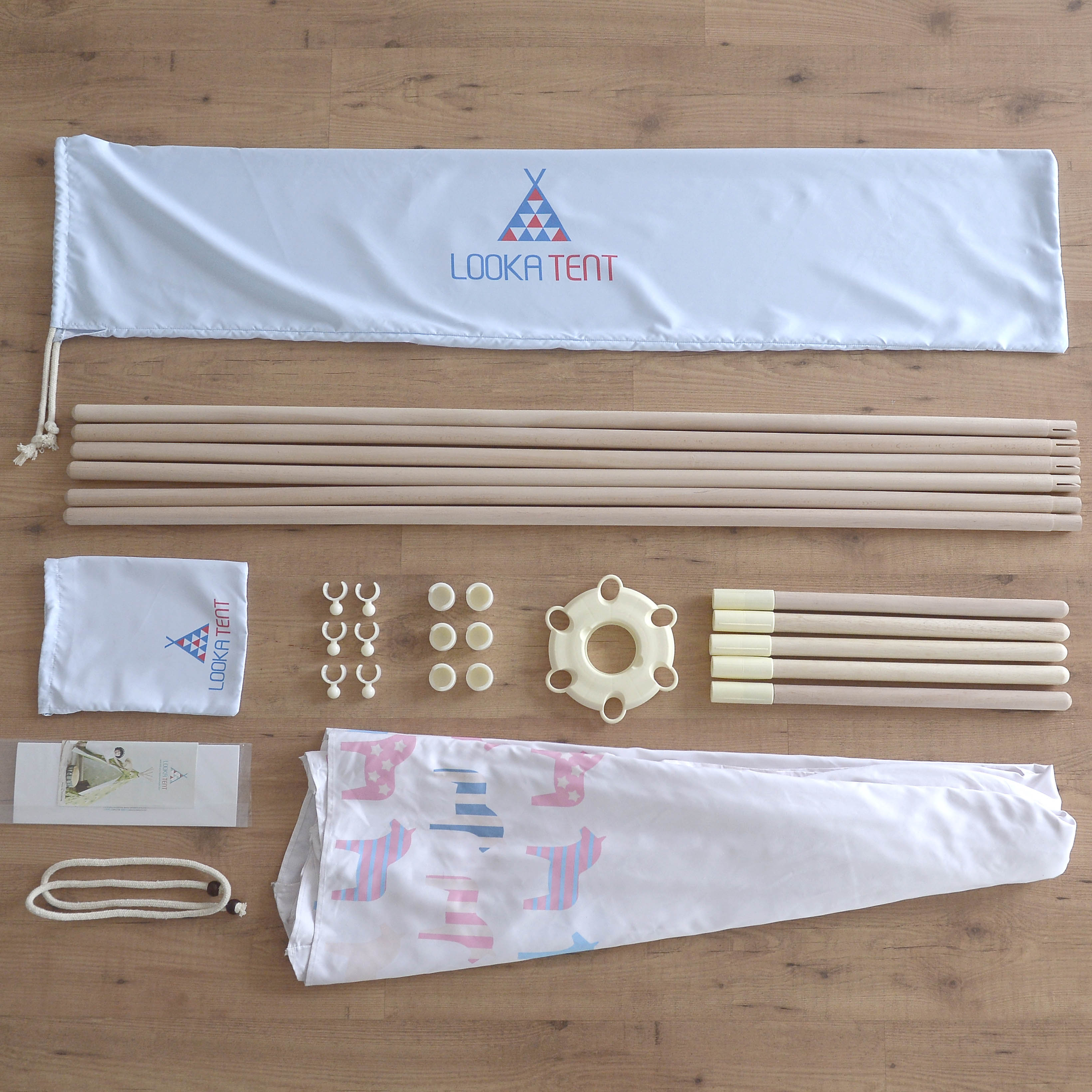 บ้านจำลองทรงเต๊นท์อินเดียนแดงสำหรับเด็ก LOOKA Tent (Around The World)